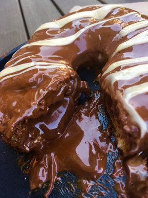 Nutwave donuts at Attila Hildmann Organic Snackbar I in Berlin