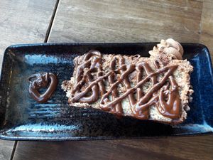 Nutwave cake   at Attila Hildmann Organic Snackbar I in Berlin