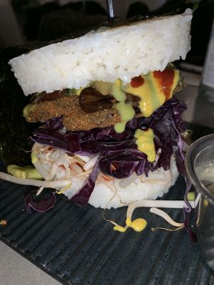 Daisho Burger 😌🤟 at Attila Hildmann Organic Snackbar I in Berlin