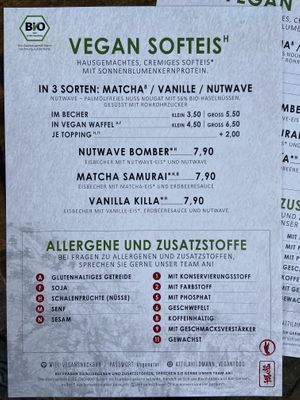 Menu  at Attila Hildmann Organic Snackbar I in Berlin
