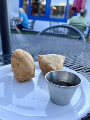 Samosas  at Sherpa Cafe in Gunnison