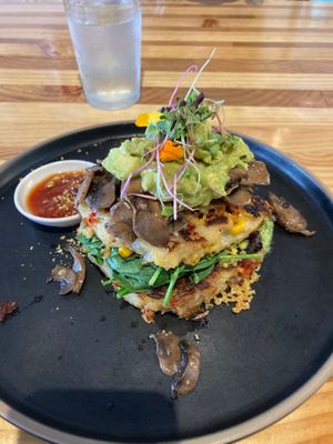 Veggie stack at Artisan Cafe in Rotorua