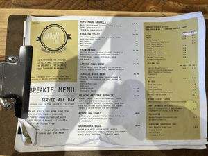 Menu October 2025  at Artisan Cafe in Rotorua