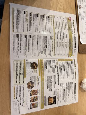 Food Menu May 2026   at Artisan Cafe in Rotorua