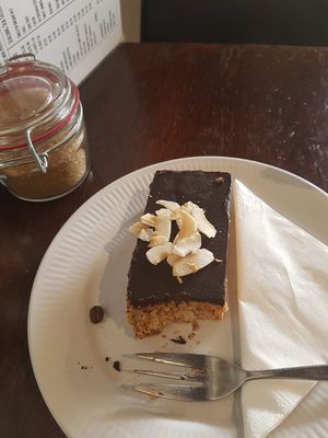 Coconut amd espresso bar at Artisan Cafe in Rotorua