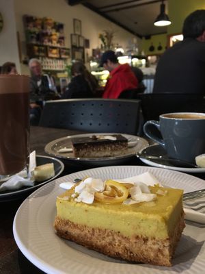 Cakes, coffee and the best hot chocolate at Artisan Cafe in Rotorua