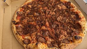 Vegan Meat Lovers Pizza at Pizza Head in St Louis