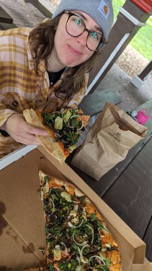 Vegan Utopia Pizza at Pizza Head in St Louis