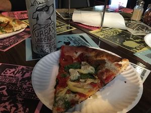 Custom-ordered vegan pizza! at Pizza Head in St Louis