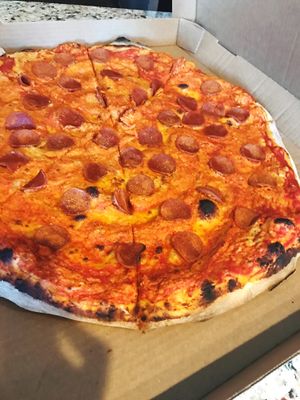 Vegan pepperoni (take out) at Pizza Head in St Louis