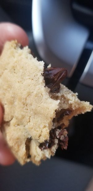 Vegan Chocolate chip cookie...sooo yummy at Pizza Head in St Louis