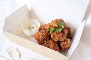 Southern Fried Cauliflower  at Vood Bar in Penzance