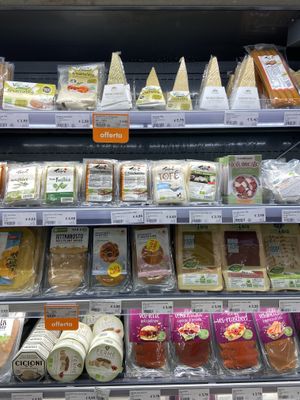 Cheese and plant based cold cuts   at NaturaSì - Municipio XIII in Rome