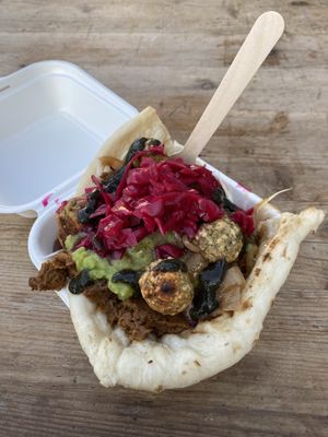 Lamb-style sunday ‘roast'  at Mocky-D in Nottingham