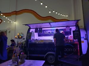 Nice set up - we ordered and they brought it over at Mocky-D in Nottingham