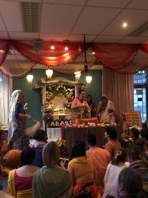   at ISKCON in Amsterdam