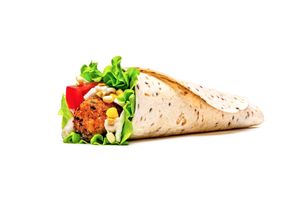 Chicken wrap at Smartsteaks in Kharkiv