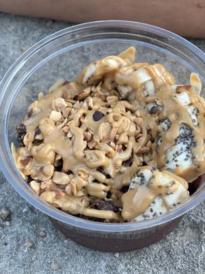 Açaí nut bowl  at Anjuna Ice Pops - Lovohaz in Budapest