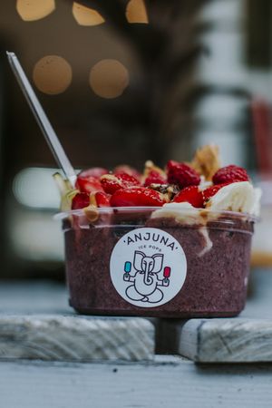 Amazonia "Deep purple" Acai bowl at Anjuna Ice Pops - Lovohaz in Budapest