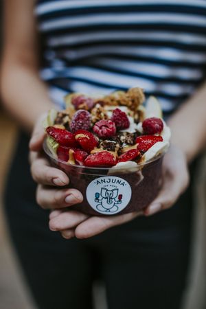 Amazonia organic acai bowl at Anjuna Ice Pops - Lovohaz in Budapest