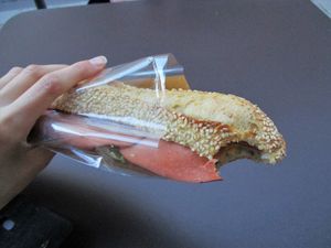 Ham and cheese sandwich at Laelo in Paris