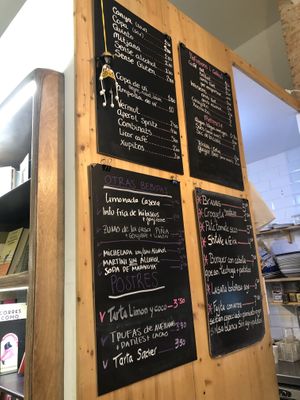 Menú todo vegano  at La Raposa del Poble Sec in Barcelona