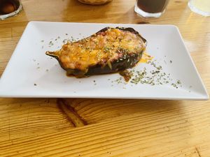 Berenjena a la pizzaiola  at La Raposa del Poble Sec in Barcelona