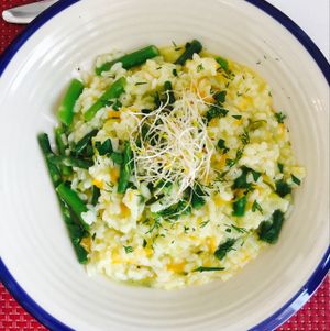 The risotto was divine at La Raposa del Poble Sec in Barcelona