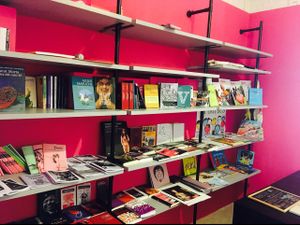 Inspiring books and zines   at La Raposa del Poble Sec in Barcelona