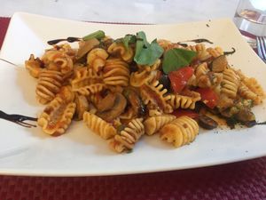 The pasta was delicious  at La Raposa del Poble Sec in Barcelona