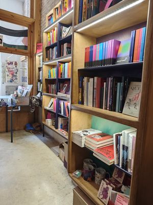 Library/book store at La Raposa del Poble Sec in Barcelona
