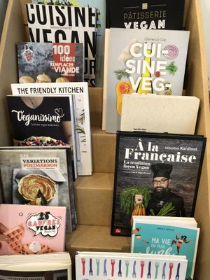 A selection of cookbooks   at Mon Epicerie Paris in Paris