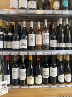 All the vegan wines!  at Mon Epicerie Paris in Paris