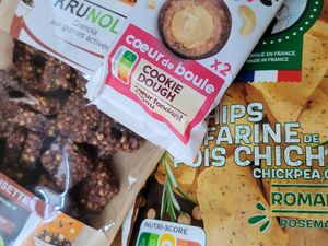 A few French snacks for the flight home at Mon Epicerie Paris in Paris