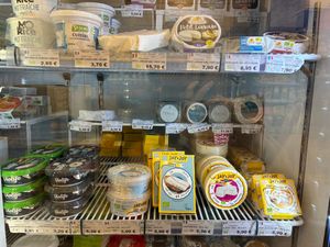 Cheeses at Mon Epicerie Paris in Paris