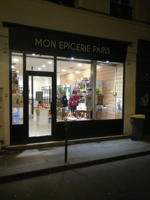 Outside at Mon Epicerie Paris in Paris