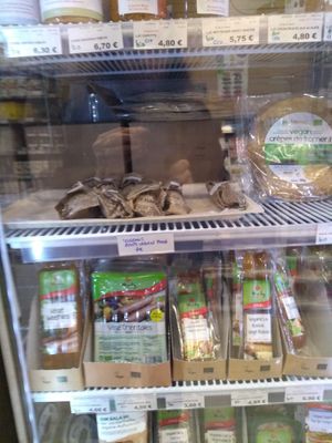 Vegan faux méat and chorizo at Mon Epicerie Paris in Paris