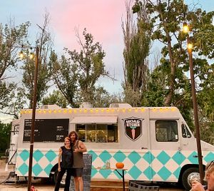 Chef Christina and John at Moab Kitchen in Moab