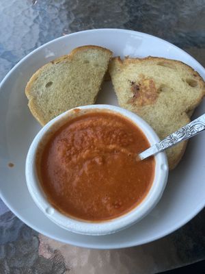 Grilled cheese and tomato soup  at Moab Kitchen in Moab