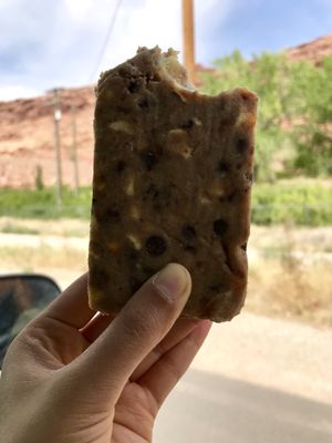 Nice cream sandwich on the road!  at Moab Kitchen in Moab