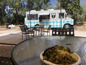 The eggplant curry was awesome  at Moab Kitchen in Moab