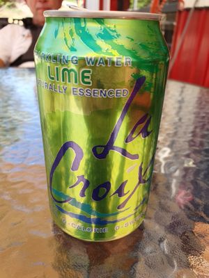 Sparkling water  at Moab Kitchen in Moab