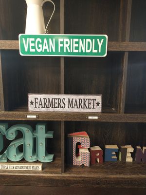 Inside decorations at Farmhouse Greens in Catonsville