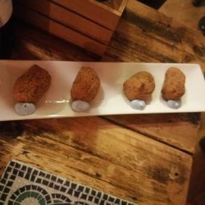 Mushrooms croquettes at Integral in Formentera