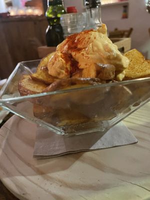 Bravas vegan  at Integral in Formentera