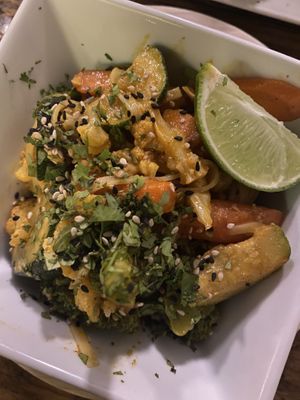 Noodles at Integral in Formentera