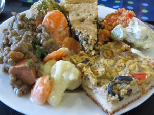 example of a plate at Vegan Brunch Saarlouis Potluck in Saarlouis