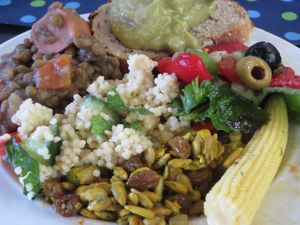 example of a plate at Vegan Brunch Saarlouis Potluck in Saarlouis