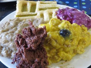 example of a plate at Vegan Brunch Saarlouis Potluck in Saarlouis