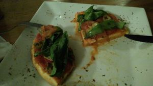 Pizza at El Gallo in Talca